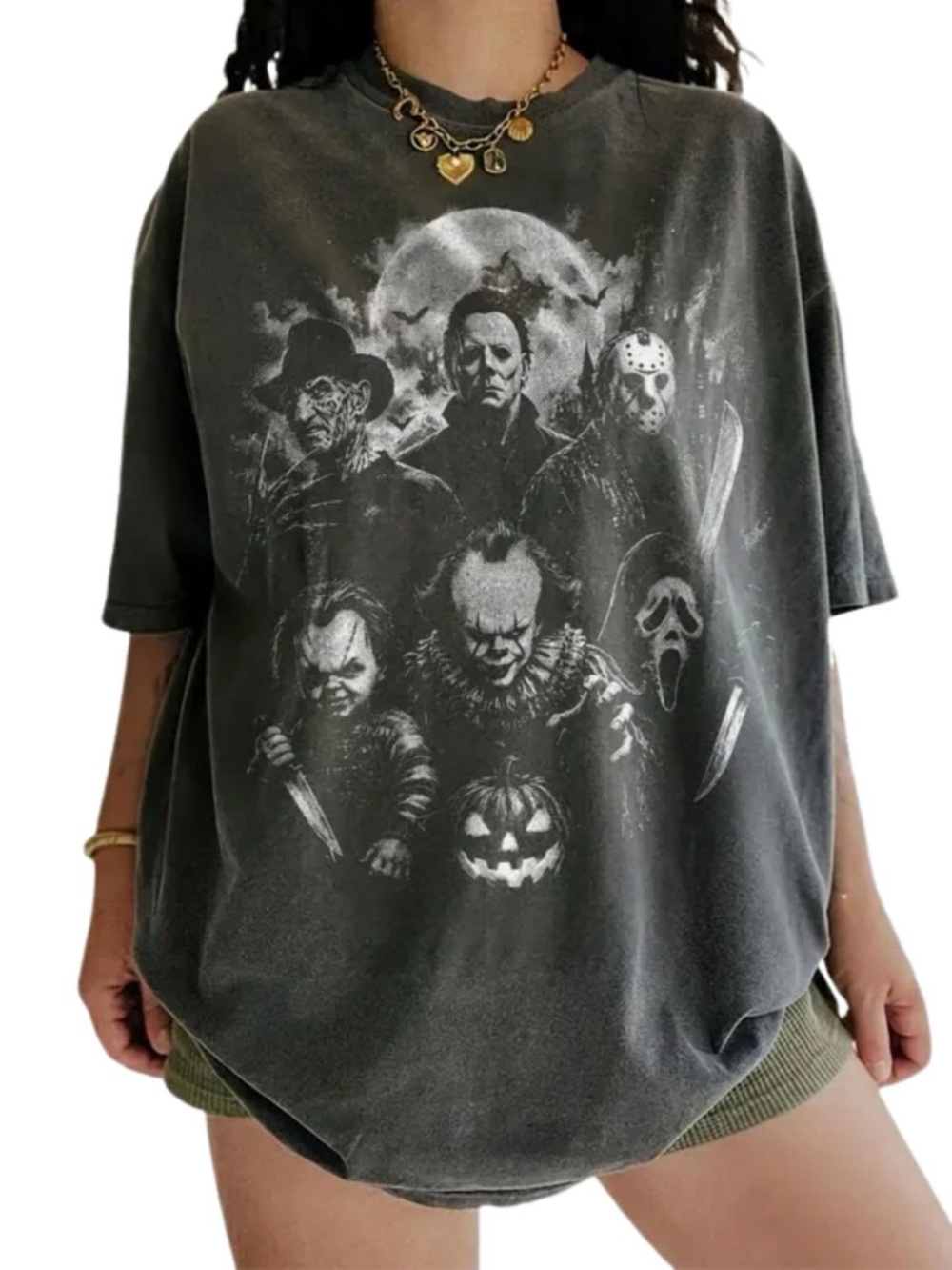 Comfort Colors Pepper Short Sleeve Horror Villains Graphic Tee